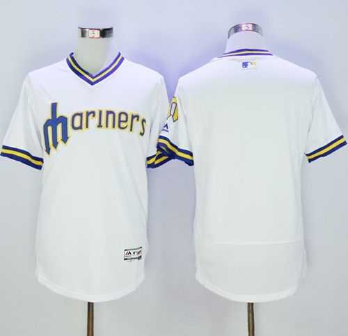 Seattle Mariners Blank White 2016 Flexbase Collection Cooperstown Stitched Baseball Jersey SanGuo,We sell and wholesale Seattle Mariners Blank White 2016 Flexbase Collection Cooperstown Stitched Baseball Jersey SanGuo on line form chian!